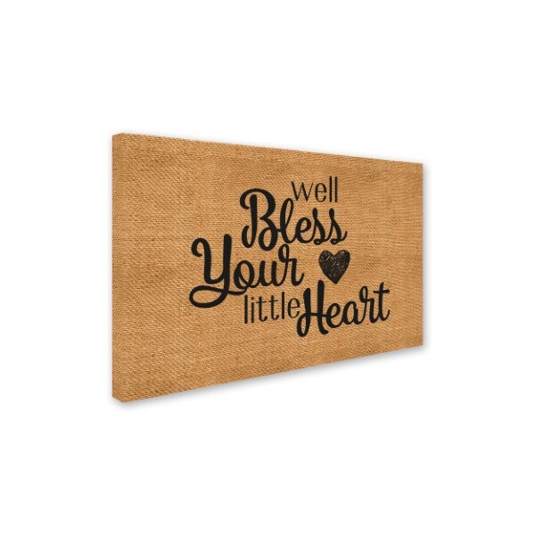 Marcee Duggar 'Bless Your Heart' Canvas Art,30x47